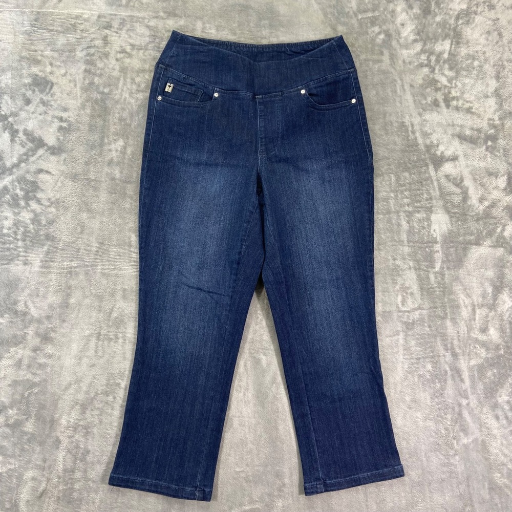 Belle Kim Gravel Jeans Women's Size 3‎ Blue Denim Cotton Blend